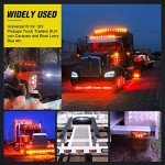 Nilight 4PCS 3.9 Inch LED Trailer Marker Lights