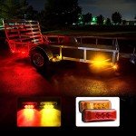 Nilight 4PCS 3.9 Inch LED Trailer Marker Lights