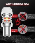 LASFIT T3 1157 Switchback LED Turn Signal Bulbs