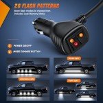 Nilight 2PCS 70-Inch Waterproof Emergency Strobe Lights