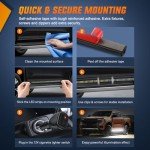 Nilight 2PCS 70-Inch Waterproof Emergency Strobe Lights