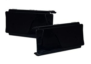 2-Pack Black Polycarbonate Lens Covers for LED Light Bar