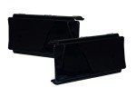 2-Pack Black Polycarbonate Lens Covers for LED Light Bar