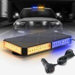 12-Inch Magnetic Police Beacon Strobe Light