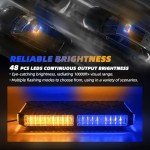12-Inch Magnetic Police Beacon Strobe Light