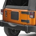 GLOBLED Jeep JK Wrangler Tail Light Covers with Flag