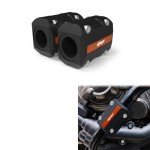 Motorcycle Engine Guard Crash Bar Protectors - Orange