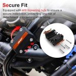 Motorcycle Engine Guard Crash Bar Protectors - Orange