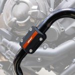 Motorcycle Engine Guard Crash Bar Protectors - Orange