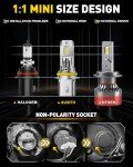 AUXITO 9007 Fog Light Bulbs, 800% Brighter, 6500K
