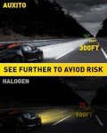 AUXITO 9007 Fog Light Bulbs, 800% Brighter, 6500K