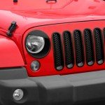 Jeep Wrangler JK Mesh Grill Inserts - Black