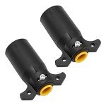2-Pack 7 Way Trailer Plug Connectors for RVs
