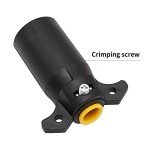 2-Pack 7 Way Trailer Plug Connectors for RVs