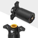 2-Pack 7 Way Trailer Plug Connectors for RVs
