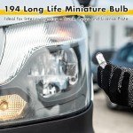 150 Pack 194 12V Wedge Base Light Bulbs