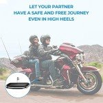 KEMIMOTO Motorcycle Passenger Floorboards with Bracket Kits