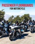 KEMIMOTO Motorcycle Passenger Floorboards with Bracket Kits