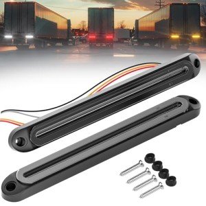 3 Color LED Trailer Tail Light Strip - 2 Pcs