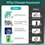 6-Pack Personal Safety Alarms with Strobe Light