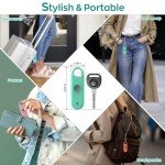 6-Pack Personal Safety Alarms with Strobe Light