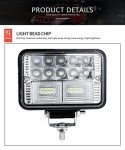 2PCS 4" ATV LED Headlight - 24000LM Combo Beam