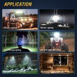 2PCS 4" ATV LED Headlight - 24000LM Combo Beam