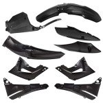 HECASA Black Fairing Kit for Honda CR125R/CR250R