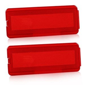 Red Interior Door Reflectors for Ford Trucks (2-Pack)