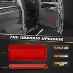 Red Interior Door Reflectors for Ford Trucks (2-Pack)