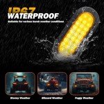 Amber LED Strobe Lights for Trucks - Pack of 2