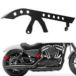 Black Rear Pulley Guard for Harley Sportster