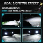 Bright LED Fog Lights for 2009-2018 Dodge Ram