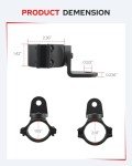 360° Rotating UTV Light Mount for Roll Cages