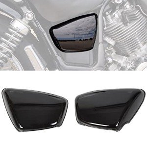 Yamaha Virago Battery Cover Fairing - Black Pair