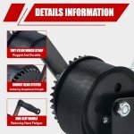 600LB Boat Trailer Winch with Anti-Slip Handle