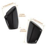 Yamaha Virago Battery Cover Fairing - Black Pair