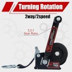 600LB Boat Trailer Winch with Anti-Slip Handle