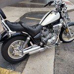 Yamaha Virago Battery Cover Fairing - Black Pair
