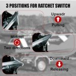 600LB Boat Trailer Winch with Anti-Slip Handle