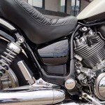 Yamaha Virago Battery Cover Fairing - Black Pair