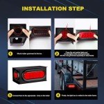 WALSIO Red LED Trailer Lights Kit - 2 Pack