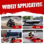 600LB Boat Trailer Winch with Anti-Slip Handle