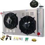 RadRace Aluminum Radiator Shroud Fan Relay for Chevy Trucks