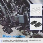 WOOGA Motorcycle Footpeg Accessory Kit for Rebel