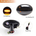 Smoked LED Side Marker Lights for MINI Cooper