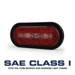 ECCO 8" LED Warning Light for Trucks & Cars