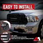 Dodge Ram 1500 Off-Road LED Grille, Glossy Black