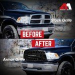 Dodge Ram 1500 Off-Road LED Grille, Glossy Black
