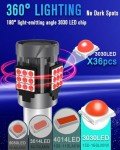 EVNTYPS 1157 LED Tail Light Bulbs - Red (2pcs)
